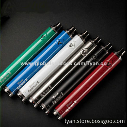 2014 100% Original Vision spinner II, 1,600mAh Variable Voltage, Rainbow Colors Batteries